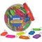 Kevron Plastic Clicktag Key Tag, Large, Assorted, Pack of 70