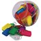 Kevron Plastic Clicktag Key Tag, Large, Assorted, Pack of 70
