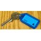 Kevron Plastic Clicktag Key Tag, Blue, Pack of 100