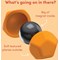 Speks Odds Silicone Magnets Orange Planes Pack of 3