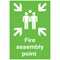 Safety Sign Fire Assembly Point, A2, PVC