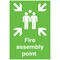 Safety Sign Fire Assembly Point, A2, PVC