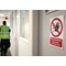 No Admittance Authorised Personnel Only Self-Adhesive Safety Sign, A5, Red and Black on White