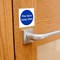 Safety Sign Fire Door Keep Shut, 100x100mm, Self Adhesive, Pack of 5