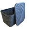 Strata Medium Urban Store Basket with Lid 14L Charcoal Grey
