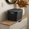 Strata Medium Urban Store Basket with Lid 14L Charcoal Grey