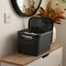 Strata Medium Urban Store Basket with Lid 14L Charcoal Grey