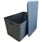 Strata Extra Large Basket with Lid 42L Charcoal Grey
