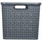 Strata Extra Large Basket with Lid 42L Charcoal Grey