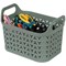 Strata Small Urban Store Basket with Lid 4L Green