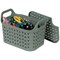 Strata Small Urban Store Basket with Lid 4L Green