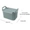 Strata Small Urban Store Basket with Lid 4L Green