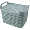 Strata Medium Urban Store Basket with Lid 14L Green