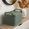 Strata Medium Urban Store Basket with Lid 14L Green