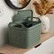 Strata Medium Urban Store Basket with Lid 14L Green