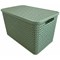 Strata Extra Large Basket with Lid 42L Green