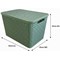 Strata Extra Large Basket with Lid 42L Green