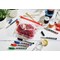 Stabilo Write-4-all Permanent Marker Pen, Fine, Waterproof, Black, Pack of 10