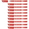 Stabilo Sensor Cushion Tip Fineliner Pen Red (Pack of 10)