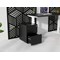 Base Mobile Steel Pedestal 3 Drawer Black