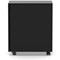 Base Slimline Mobile Steel Pedestal 3 Drawer Black