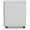 Base Slimline Mobile Steel Pedestal 3 Drawer Silver