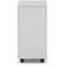 Base Slimline Mobile Steel Pedestal 3 Drawer Silver