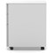 Base Slimline Mobile Steel Pedestal 3 Drawer White