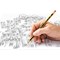 Staedtler 120 Noris Pencil, Cedar Wood, with Eraser HB, Pack of 12