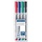 Staedtler 316 Lumocolor Pen, Non-permanent, Fine, Assorted Colours, Wallet of 4 Staedtler 316 Lumocolor Pen, Non-permanent, Fine, Assorted Colours, Wallet of 4
