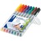 Staedtler Lumocolour Non-Permanent Medium Assorted (Pack of 8)