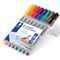 Staedtler Lumocolor Non-Permanent Fine Assorted (Pack of 8) 316 WP8