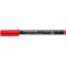 Staedtler 318 Lumocolor Permanent Pen, Fine, Red, Pack of 10