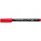 Staedtler 318 Lumocolor Permanent Pen, Fine, Red, Pack of 10