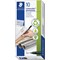 Staedtler 318 Lumocolor Permanent Pen, Fine, Black, Pack of 10