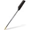 Staedtler Stick 430 Ballpoint Pen, Medium, Black, Pack of 10