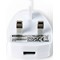 Status USB Type A Power Adapter Plug, White