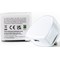 Status USB Type A Power Adapter Plug, White