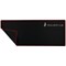 SureFire Silent Flight 680 Gaming Mouse Pad, Black and Red