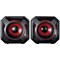 SureFire Gator Eye Gaming Speakers, Black and Red
