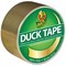 Ducktape Coloured Tape 48mmx9.1m Gold (Pack of 6)