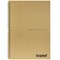 Silvine Luxpad Recycled Hardback Kraft Notebook, A4, Ruled & Perforated, 160 Pages