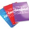 Silvine Luxpad Refill Pad, A4, Ruled with Margin, 160 Pages, Assorted Colour, Pack of 3