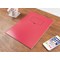 Silvine Recycled Exercise Book, Lined with Margin, 64 Pages, A4, Red, Pack of 10