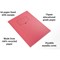 Silvine Recycled Exercise Book, Lined with Margin, 64 Pages, A4, Red, Pack of 10