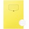 Silvine Recycled Exercise Book, Lined with Margin, 64 Pages, A4, Yellow, Pack of 10