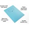 Silvine Recycled Exercise Book, 7mm Square, 64 Pages, A4, Blue, Pack of 10