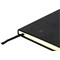 Silvine Casebound Executive Notebook, A5, Ruled, 160 Pages, Black