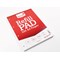 Silvine Refill Pad, A4, Ruled with Margin, 320 Pages, Red, Pack of 3