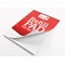 Silvine Refill Pad, A4, Ruled with Margin, 320 Pages, Red, Pack of 3